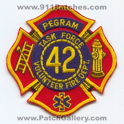 Pegram Volunteer Fire Department Task Force 42 Patch (Tennessee)
Scan By: PatchGallery.com
Keywords: vol. dept. tf company co. station