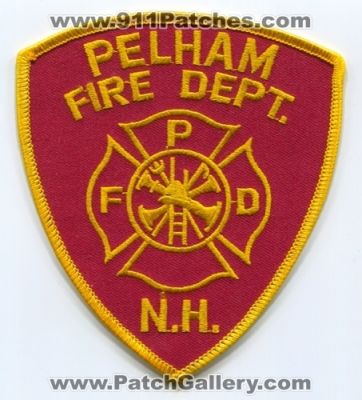 Pelham Fire Department (New Hampshire)
Scan By: PatchGallery.com
Keywords: dept. pfd n.h. nh