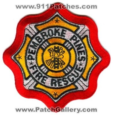 Pembroke Pines Fire Rescue Patch (Florida)
[b]Scan From: Our Collection[/b]
