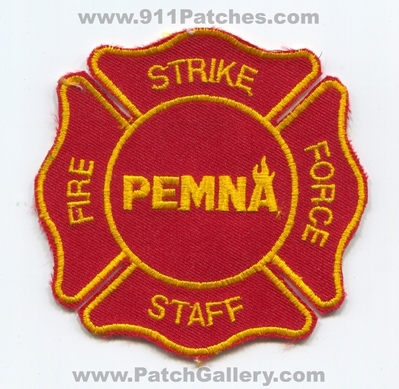 Pemna Fire Strike Force Staff Patch (North Dakota)
Scan By: PatchGallery.com
Keywords: department dept.