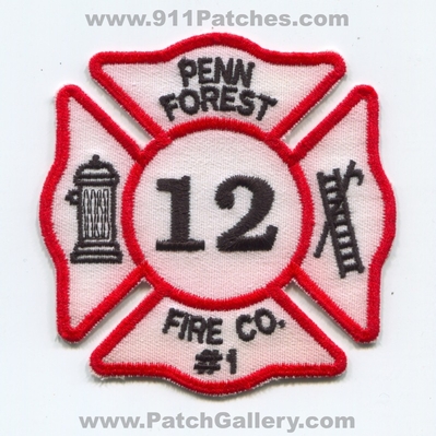 Penn Forest Fire Company Number 1 Patch (Pennsylvania)
Scan By: PatchGallery.com
Keywords: co. no. #1 department dept. 12