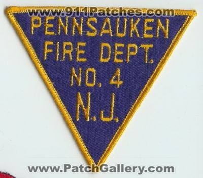 Pennsauken Fire Department Number 4 (New Jersey)
Thanks to Mark C Barilovich for this scan.
Keywords: dept. no. #4 n.j.