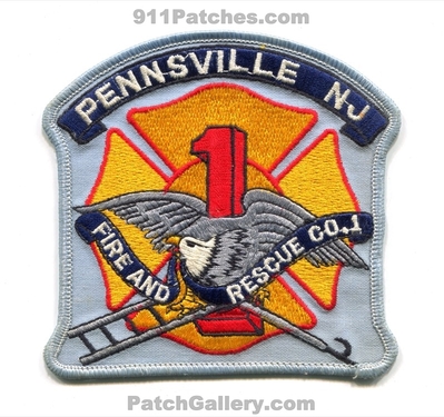 Pennsville Fire and Rescue Company 1 Patch (New Jersey)
Scan By: PatchGallery.com
Keywords: co. department dept.