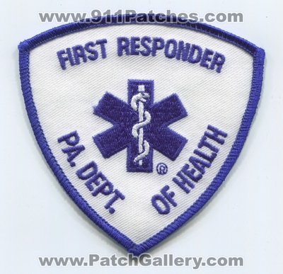Pennsylvania State First Responder Patch (Pennsylvania)
Scan By: PatchGallery.com
Keywords: certified pa. department dept. of health ems ambulance