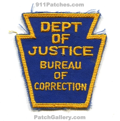 Pennsylvania State Department of Justice Department of Corrections DOC Patch (Pennsylvania)
Scan By: PatchGallery.com
Keywords: dept. doj jails prisons