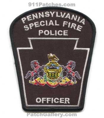 Pennsylvania State Special Fire Police Officer Patch (Pennsylvania)
Scan By: PatchGallery.com
[b]Patch Made By: 911Patches.com[/b]
Keywords: department dept.