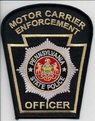 Pennsylvania State Police Officer Motor Carrier Enforcement
Thanks to EmblemAndPatchSales.com for this scan.
