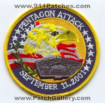 Pentagon Attack September 11 2001 (Washington DC)
Scan By: PatchGallery.com
Keywords: fire ems ambulance police military 11, 11th 9-11-01 09-11-01 9-11-2001 09-11-2001 091101 09112001