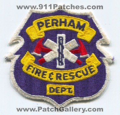 Perham Fire and Rescue Department Patch (Minnesota)
Scan By: PatchGallery.com
Keywords: & dept.