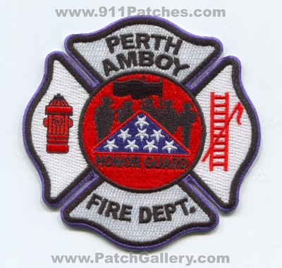 Perth Amboy Fire Department Honor Guard Patch (New Jersey)
Scan By: PatchGallery.com
Keywords: dept.