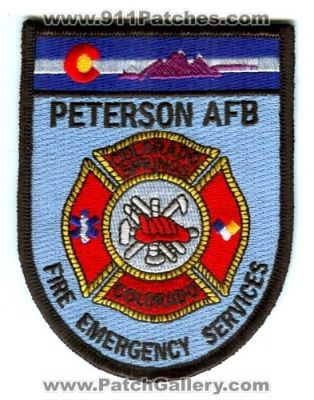 Peterson AFB Fire Emergency Services Patch (Colorado)
[b]Scan From: Our Collection[/b]
Keywords: air force base usaf colorado springs