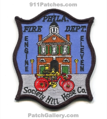 Philadelphia Fire Department Engine 11 Patch (Pennsylvania)
Scan By: PatchGallery.com
Keywords: phila. dept. pfd eleven company co. station society hill hose