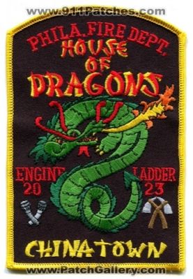 Philadelphia Fire Department Engine 20 Ladder 23 (Pennsylvania)
Scan By: PatchGallery.com
Keywords: dept. pfd company station phila. house of dragons chinatown