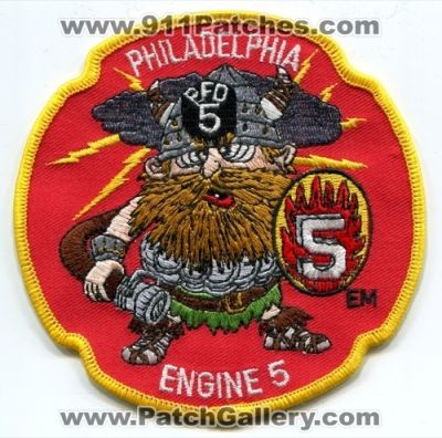 Philadelphia Fire Department Engine 5 (Pennsylvania)
Scan By: PatchGallery.com
Keywords: dept. pfd company station
