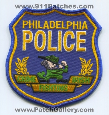 Philadelphia Police Department Crime Fighting Irish Patch (Pennsylvania)
Scan By: PatchGallery.com
Keywords: dept.