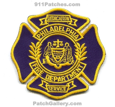 Philadelphia Fire Department Patch (Pennsylvania)
Scan By: PatchGallery.com
Keywords: dept. dedication service