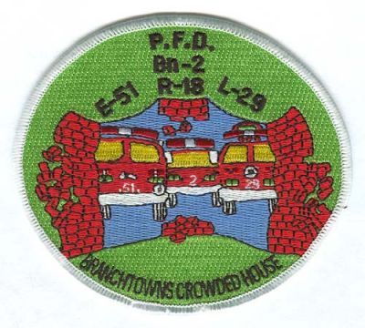 Philadelphia Fire Engine 51 Ladder 29 Rescue 18 Battalion 2 Patch
[b]Scan From: Our Collection[/b]
Keywords: pennsylvania department pfd
