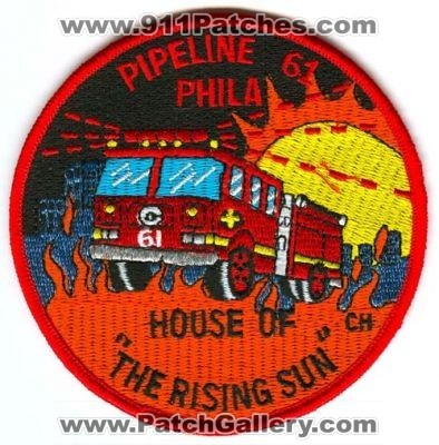 Philadelphia Fire Department Pipeline 61 (Pennsylvania)
Scan By: PatchGallery.com
Keywords: dept. pfd company station engine phila. house of the rising sun