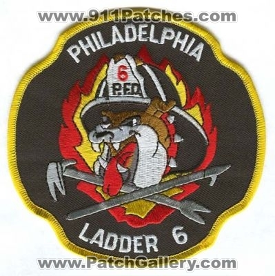Philadelphia Fire Department Ladder 6 (Pennsylvania)
Scan By: PatchGallery.com
Keywords: dept. pfd company station p.f.d.