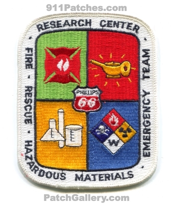 Phillips 66 Research Center Fire Rescue Department Hazardous Materials Emergency Team Patch (Oklahoma)
Scan By: PatchGallery.com
Keywords: dept. hazmat haz-mat oil gas petroleum industrial plant response ert