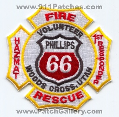 Phillips 66 Woods Cross Refinery Volunteer Fire Rescue Department Patch (Utah)
Scan By: PatchGallery.com
Keywords: vol. dept. hazmat haz-mat 1st first responder oil gas industrial ert company co.