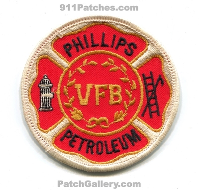 Phillips Petroleum Volunteer Fire Brigade Patch (Texas)
Scan By: PatchGallery.com
Keywords: oil gas refinery company co. industrial plant emergency response team ert hazmat vfb