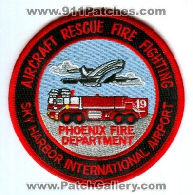 Phoenix Fire Department Sky Harbor International Airport Aircraft Rescue Firefighting (Arizona)
Scan By: PatchGallery.com
Keywords: dept. firefighter arff cfr crash 19 company station