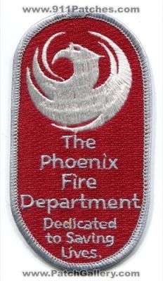 Phoenix Fire Department (Arizona)
Scan By: PatchGallery.com
Keywords: the dept. dedicated to saving lives.