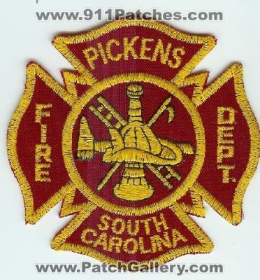 Pickens Fire Department (South Carolina)
Thanks to Mark C Barilovich for this scan.
Keywords: dept.