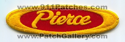 Pierce Manufacturing Fire Apparatus Patch (Wisconsin)
Scan By: PatchGallery.com
Keywords: appleton