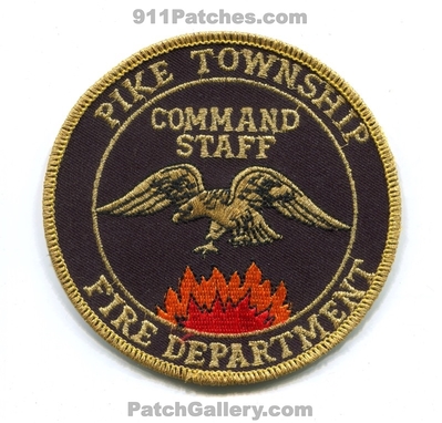 Pike Township Fire Department Command Staff Patch (Indiana)
Scan By: PatchGallery.com
Keywords: twp. dept.