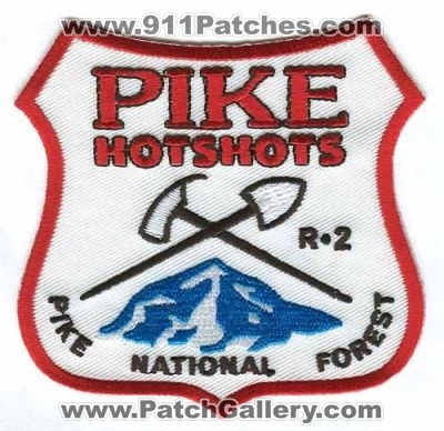 Pike Hotshots R-2 Patch (Colorado)
[b]Scan From: Our Collection[/b]
(Confirmed)
www.fs.fed.us/r2/fire/monument/pike.htm

Keywords: fire national forest