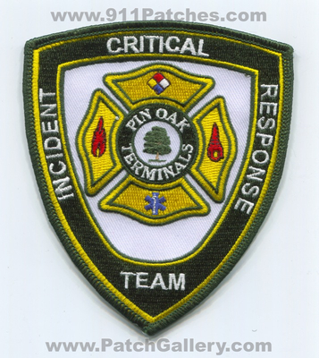 Pin Oak Terminals Fire Department Critical Incident Response Team CIRT Patch (Texas)
Scan By: PatchGallery.com
Keywords: industrial