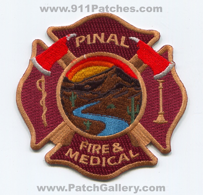 Pinal Fire and Medical Department Patch (Arizona)
Scan By: PatchGallery.com
Keywords: & dept.