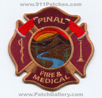 Pinal Fire and Medical Department Patch (Arizona)
Scan By: PatchGallery.com
Keywords: & dept.