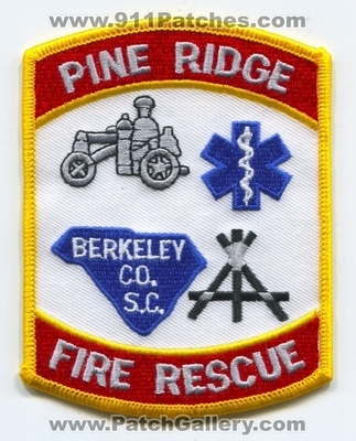 Pine Ridge Fire Rescue Department Patch (South Carolina)
Scan By: PatchGallery.com
Keywords: Dept. S.C. Berkeley County Co.