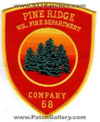 Pine Ridge Volunteer Fire Department Company 68 (California)
Thanks to Paul Howard for this scan. 
Keywords: vol. dept.