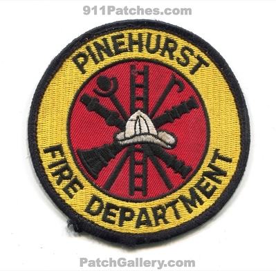 Pinehurst Fire Department Patch (North Carolina)
Scan By: PatchGallery.com
Keywords: dept.