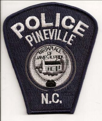 Pineville Police
Thanks to EmblemAndPatchSales.com for this scan.
Keywords: north carolina