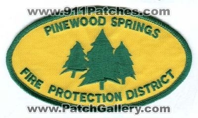 Pinewood Springs Fire Protection District Patch (Colorado)
[b]Scan From: Our Collection[/b]
