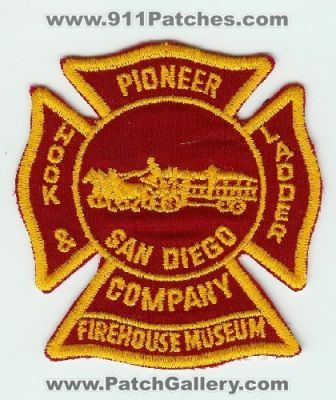 Pioneer Hook & Ladder Company Firehouse Museum (California)
Thanks to Mark C Barilovich for this scan.
Keywords: and san diego