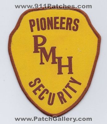 Pioneers Memorial Hospital Security (California)
Thanks to PaulsFirePatches.com for this scan.
Keywords: pmh