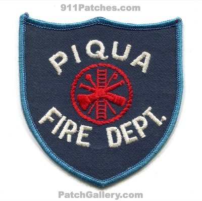 Piqua Fire Department Patch (Ohio)
Scan By: PatchGallery.com
Keywords: dept.