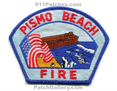 Pismo Beach Fire Department Patch (California)
Scan By: PatchGallery.com
Keywords: dept.