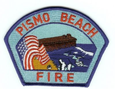 Pismo Beach Fire
Thanks to PaulsFirePatches.com for this scan.
Keywords: california