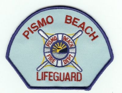 Pismo Beach Fire Dept Lifeguard
Thanks to PaulsFirePatches.com for this scan.
Keywords: california department
