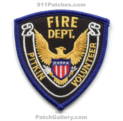 Pitkin Volunteer Fire Department Patch (Colorado)
[b]Scan From: Our Collection[/b]
Keywords: vol. dept.
