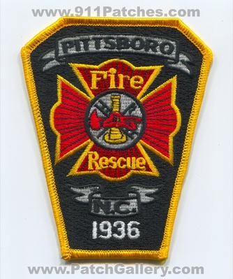 Pittsboro Fire Rescue Department Patch (North Carolina)
Scan By: PatchGallery.com
Keywords: dept. n.c 1936