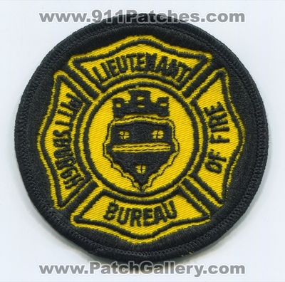 Pittsburgh Bureau of Fire Lieutenant Patch (Pennsylvania)
Scan By: PatchGallery.com
Keywords: department dept.