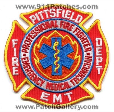 Pittsfield Fire Department EMT Patch (Massachusetts)
Scan By: PatchGallery.com
Keywords: dept. emergency medical technician ems professional firefighter